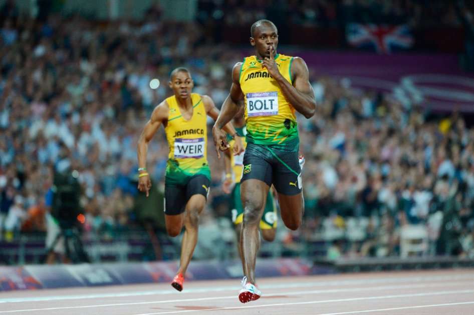 Usain Bolt se impuso en la prueba de 200 metros en Londres 2012. / AFP