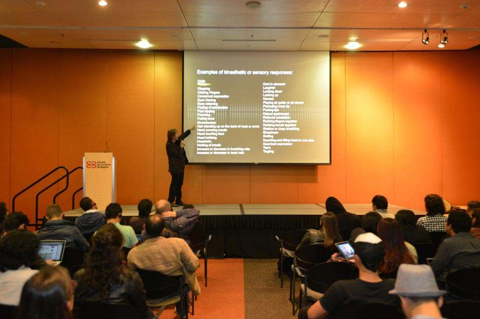 El argentino Peter Alhadeff estuvo en Bogotá dando conferencias en el lanzamiento de la primera jornada de preparación para el BOmm 2014. / Cortesía