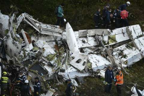 Accidentes aéreos en Colombia: la caída del avión de Chapecoense (28 de noviembre de 2016)