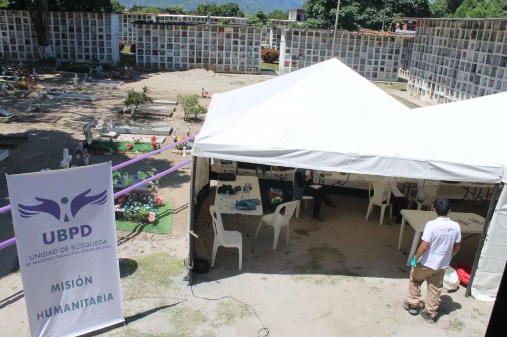 Misión Humanitaria de la UBPD en el cementerio de la Dorada, Caldas