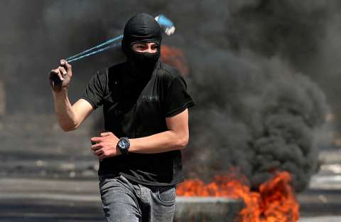 Las imágenes de los disturbios en Jerusalén que dejaron más de 150 heridos
