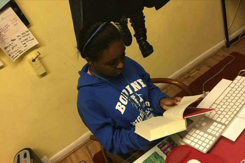 Kayla Bruce, estudiante de 15 años de Filadelfia. / Agencia Anadolu