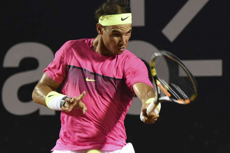 Rafael Nadal, eliminado del ATP 500 de Río de Janeiro. Foto: AFP