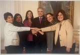 La foto de “cortesía” de Duque y las cinco magistradas de la Corte Constitucional