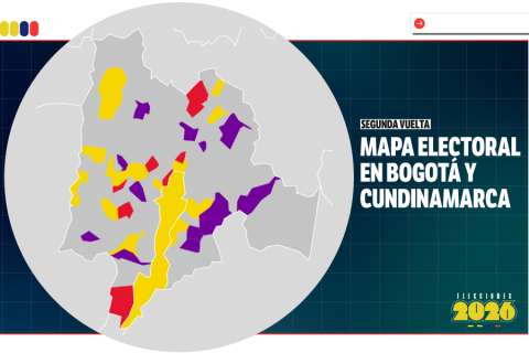 Resultados en vivo en Bogotá y Cundinamarca: así se movió el voto en la segunda vuelta