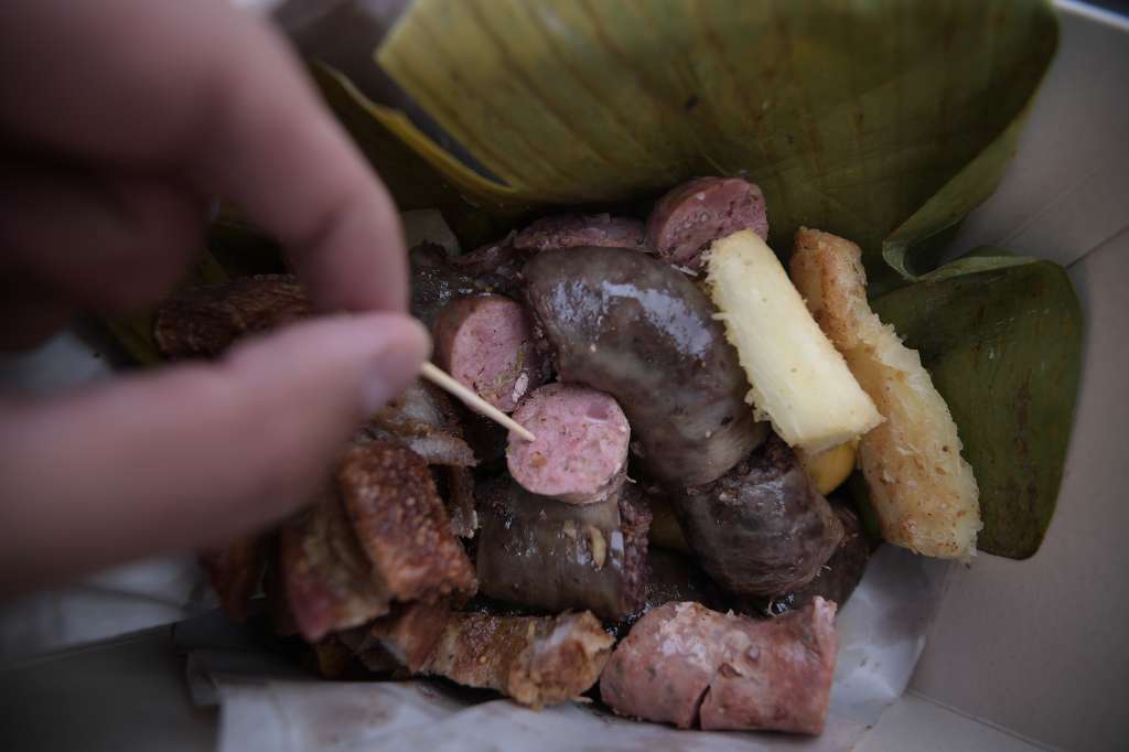 Platos tradicionales colombianos que se presentaran en el festival “Fritanga Fest”, que se realiza en las plazas de mercado de Bogotá.