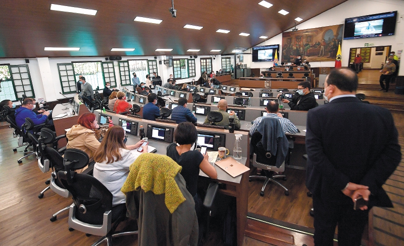 Plenaria en el Concejo de Bogotá