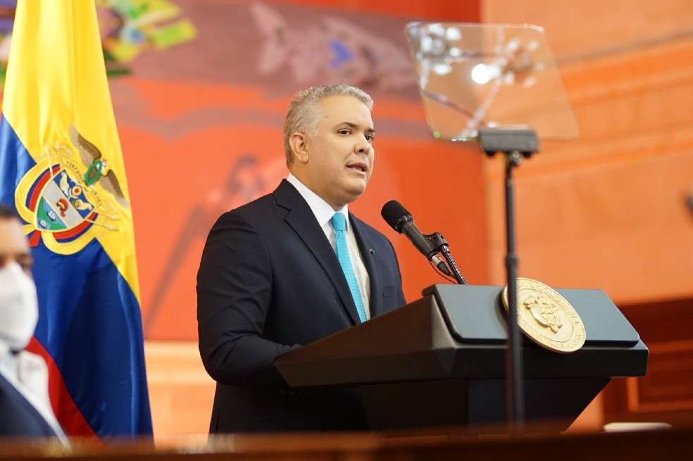 Duque en la instalación del Congreso
