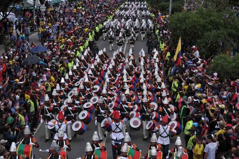 Desfile militar del 20 de julio cambiará de recorrido este año en Bogotá