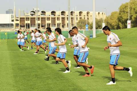 Colombia realizó su primer entrenamiento en Abu Dhabi