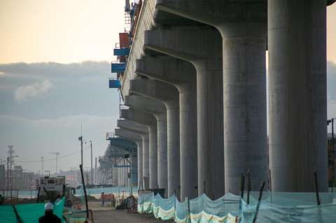 Viaducto del Metro de Bogotá ya va un kilómetro construido: Galán entregó balance