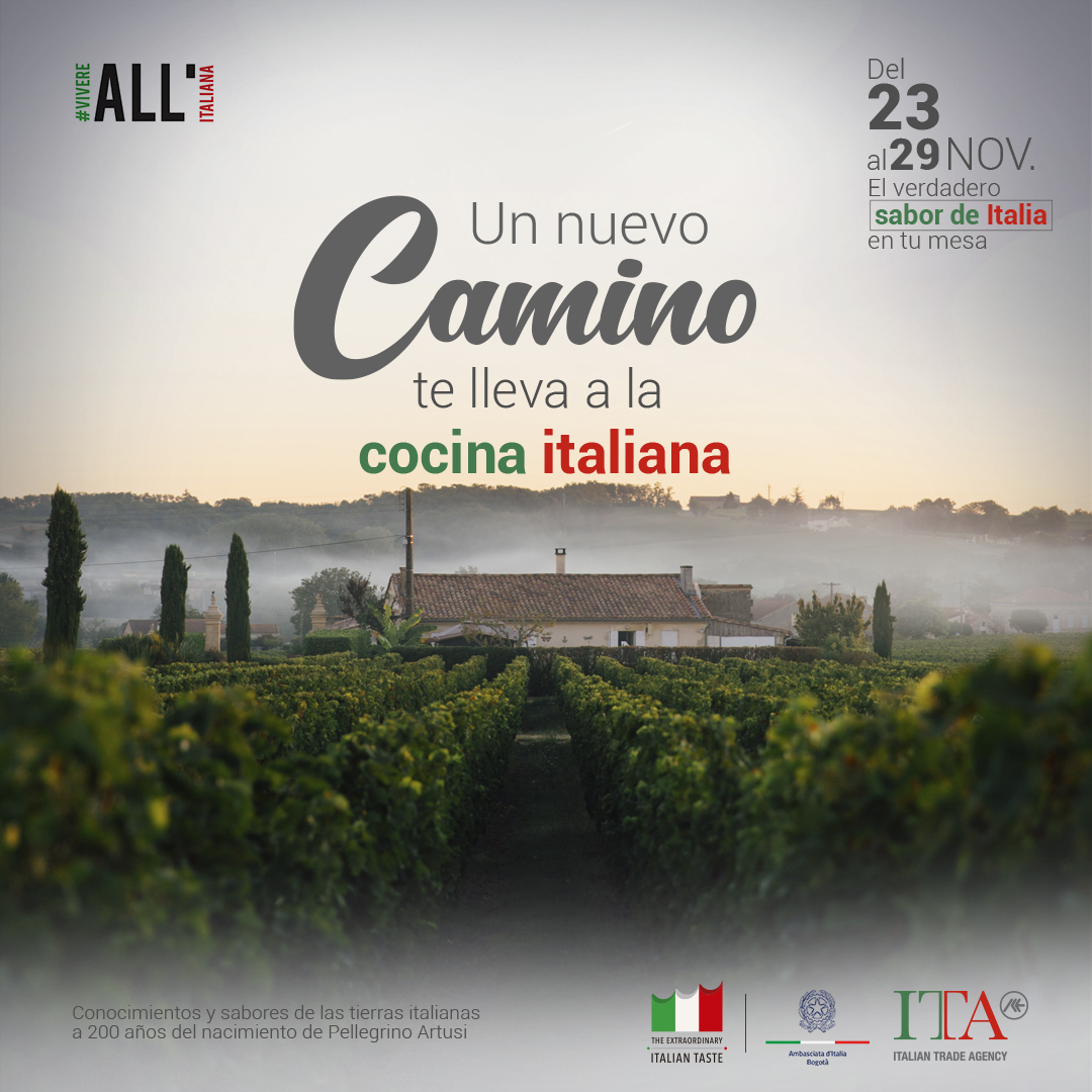 Organizan la Embajada de Italia en Colombia, junto con las instituciones Italian Trade Agency, el Instituto Italiano de Cultura y la prestigiosa escuela internacional de cocina italiana ALMA.