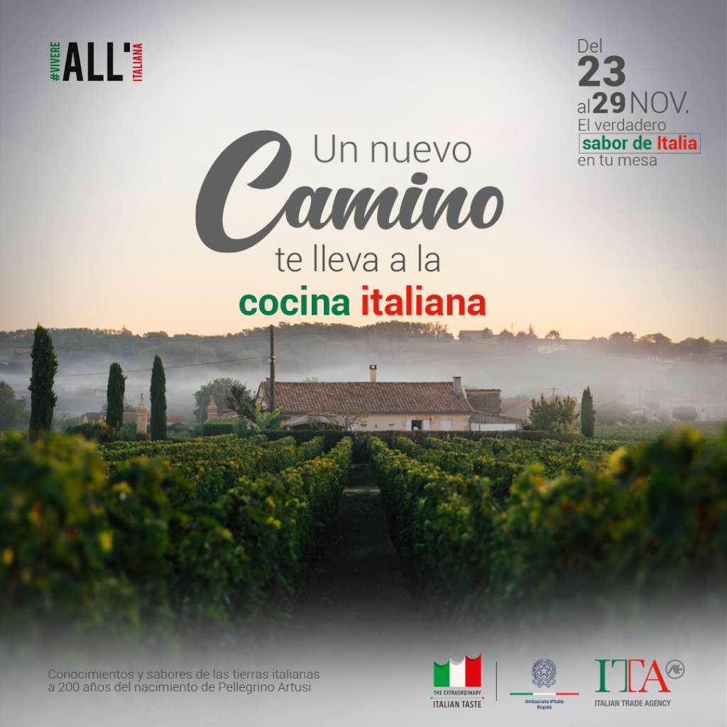 Organizan la Embajada de Italia en Colombia, junto con las instituciones Italian Trade Agency, el Instituto Italiano de Cultura y la prestigiosa escuela internacional de cocina italiana ALMA.