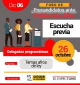 Jefes programáticos de precandidatos presidenciales escucharán a afros