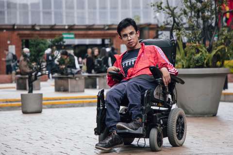 El bogotano que quiere ser el primer dirigente deportivo con parálisis cerebral
