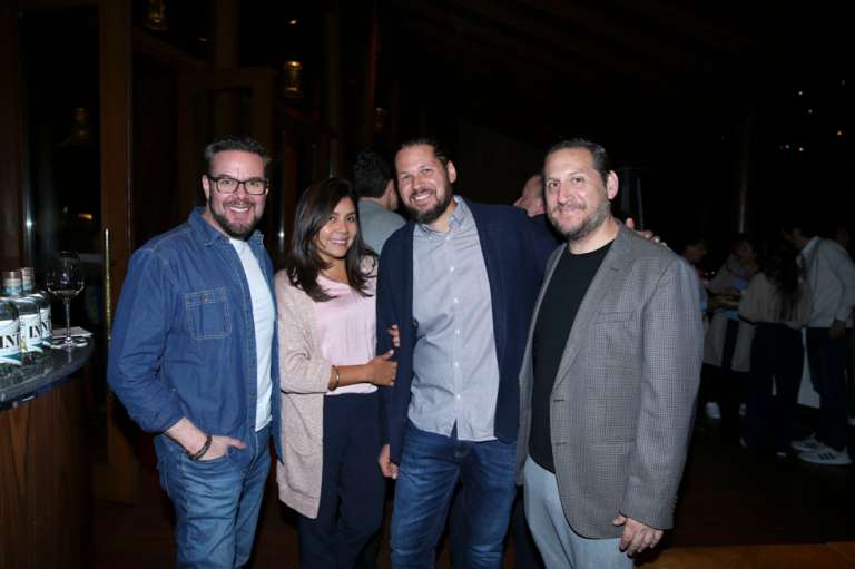 Christian Bravo, Liset Miranda, Lorenzo Sanchin y Diego Macedo