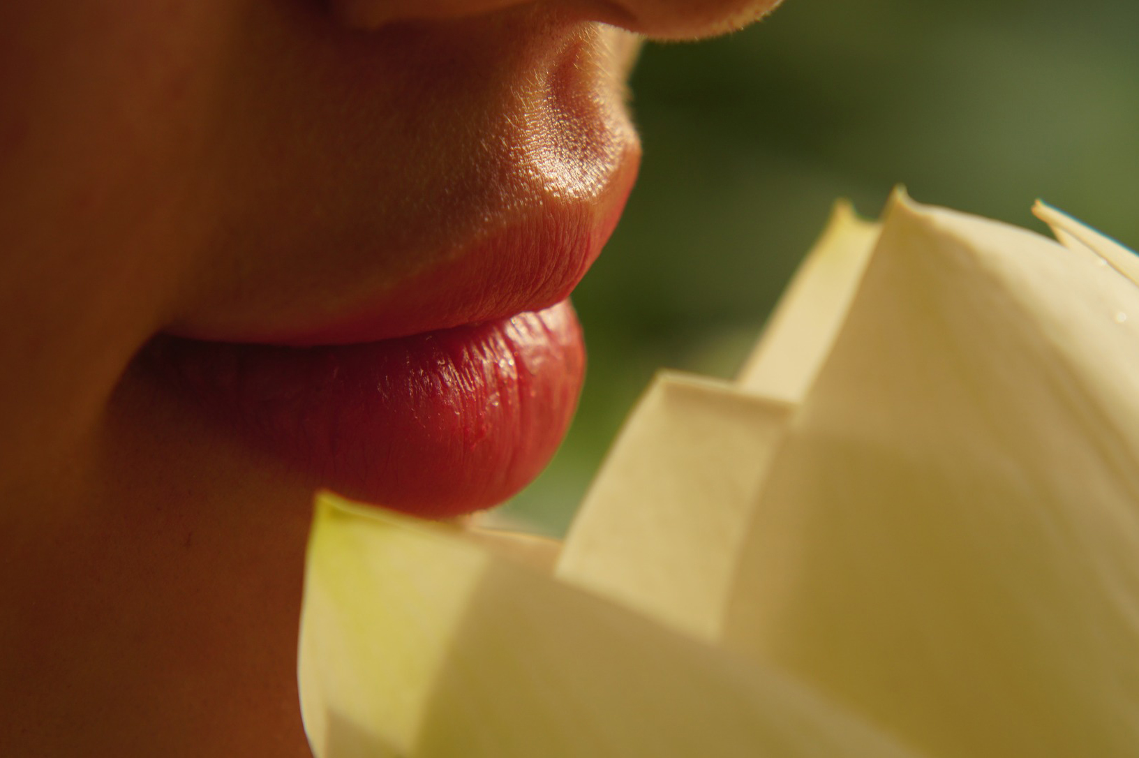 Cuidado de los labios, exfoliación de los labios.