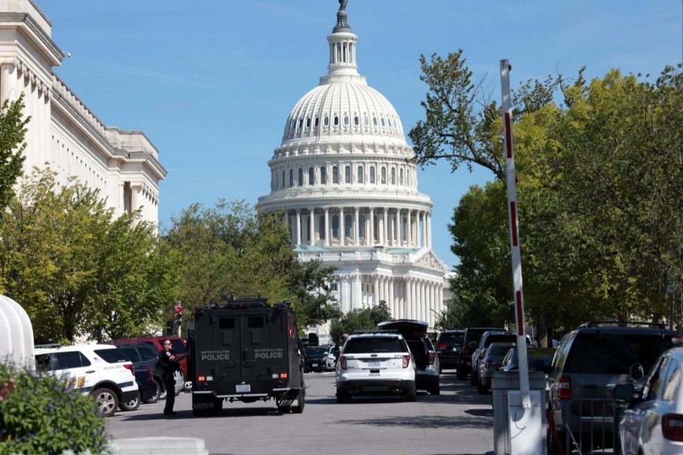 Los edificio aledaños al Capitolio en Washington D. C. fueron evacuados.