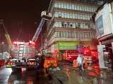 Damnificados por incendio en el centro de Bogotá culpan a las obras del Metro