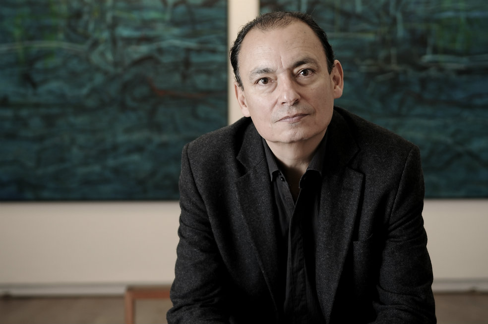 Según Carlos Salas, algunas piezas de la muestra están inspiradas en relación en la Tierra y el cosmos. / Gabriel Aponte