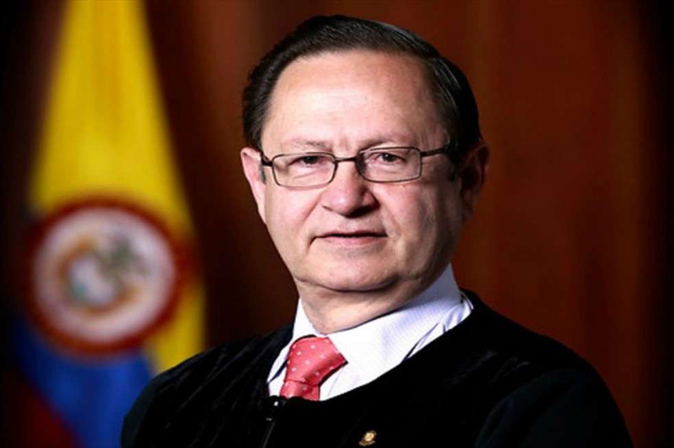 El magistrado solicitó al fiscal Nestor Humberto Martínez que ratificara si eran verdad o no las acusaciones en su contra de Luis Gustavo Moreno. / Corte Suprema de Justicia