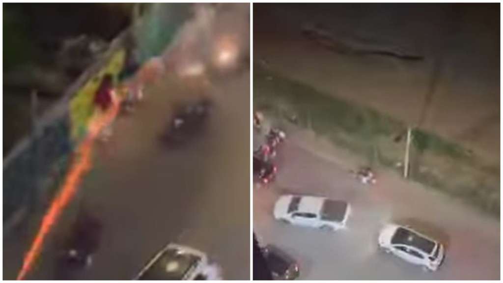 A pesar de que el hotel Sonesta, en Ibagué, fue custodiado por la Policía, hinchas del Deportes Tolima detonaron pólvora en sectores cercanos.