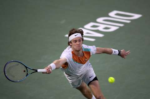 Rublev firmó un “no a la guerra” tras meterse en la final del Torneo de Dubái