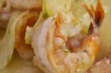 Receta para preparar langostinos en mantequilla de alcachofas