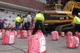 Incautan una tonelada de cocaína camuflada en una retroexcavadora