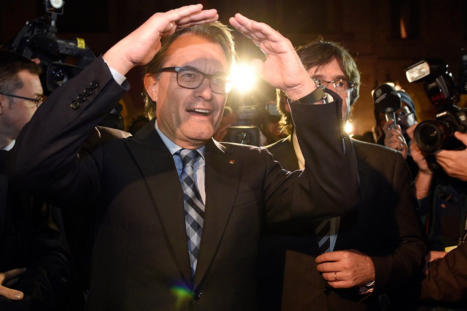 Carles Puigdemont, nuevo presidente de Cataluña. / AFP