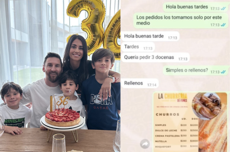Así fue el emotivo momento en el que un repartidor llegó a la casa de Lionel Messi