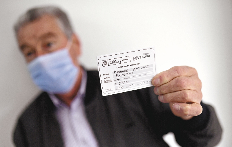 Para el 15 de febrero de 2022, la fecha con datos más recientes, en Colombia se habían aplicado 75´320.803 de dosis contra el coronavirus.