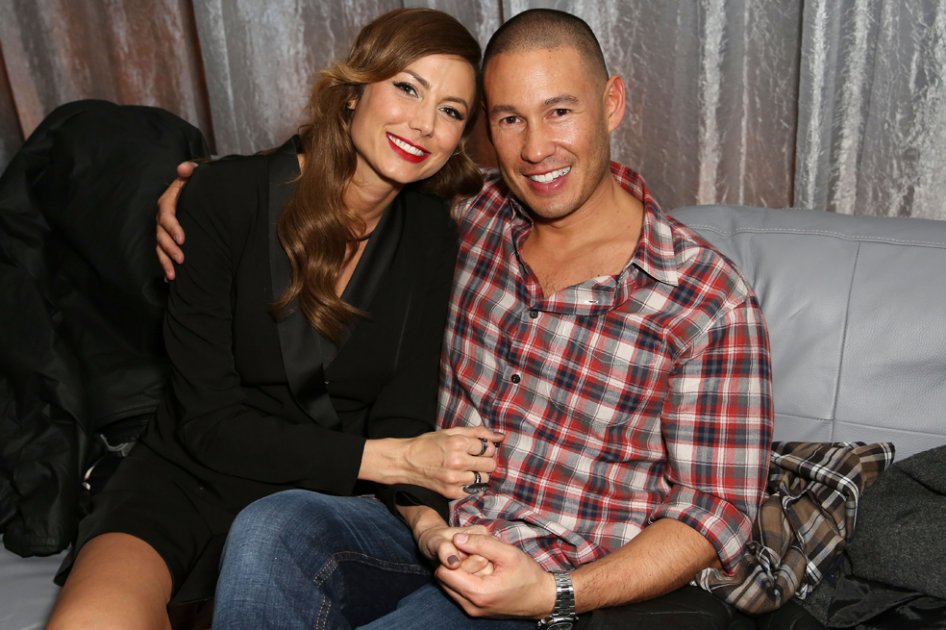 Stacy Keibler y Jared Pobre. / AFP