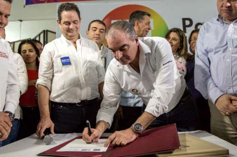 Se sella el apoyo del partido de la U a Germán Vargas Lleras
