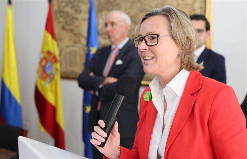 Patricia Llombart, embajadora de la Unión Europea en Colombia. / Efe