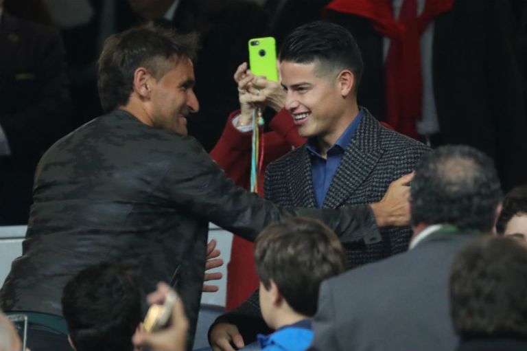 James Rodríguez le expresó a Hugo Gatti su deseo de regresar al Real Madrid