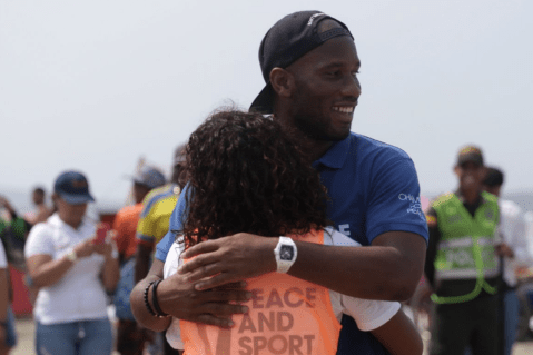 La alegre visita de Didier Drogba y Alberto II de Mónaco a Cartagena