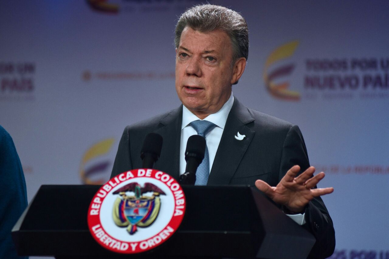 Juan Manuel Santos, presidente de Colombia.  / SIG