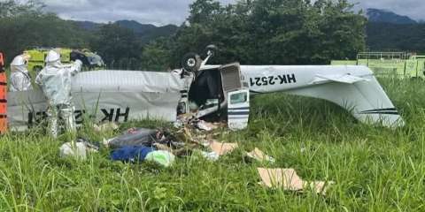 Cuatro muertos dejó accidente de avioneta en Villavicencio