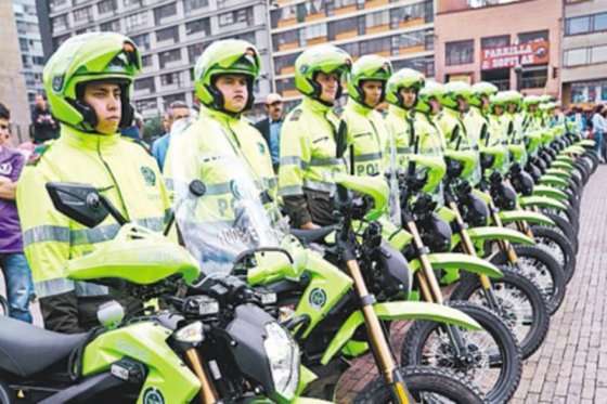 Motos eléctricas compradas con recursos del Fondo de Vigilancia. / Cortesía