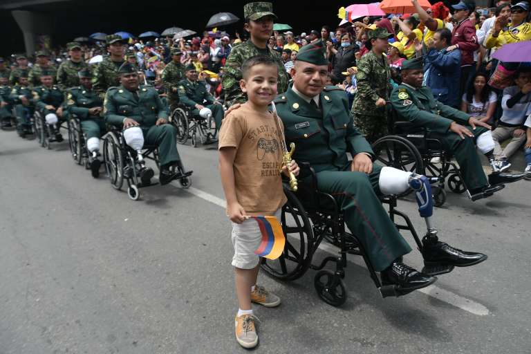 Desfile del 20 de julio, en Bogotá