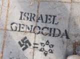Vandalizaron fachada de una sinagoga en Cali con grafitis antisemitas