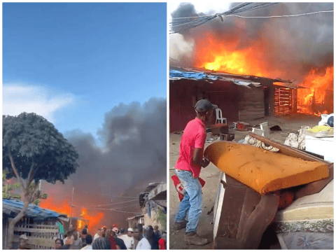 Incendio en barrio El Pondaje de Cali consumió varias viviendas