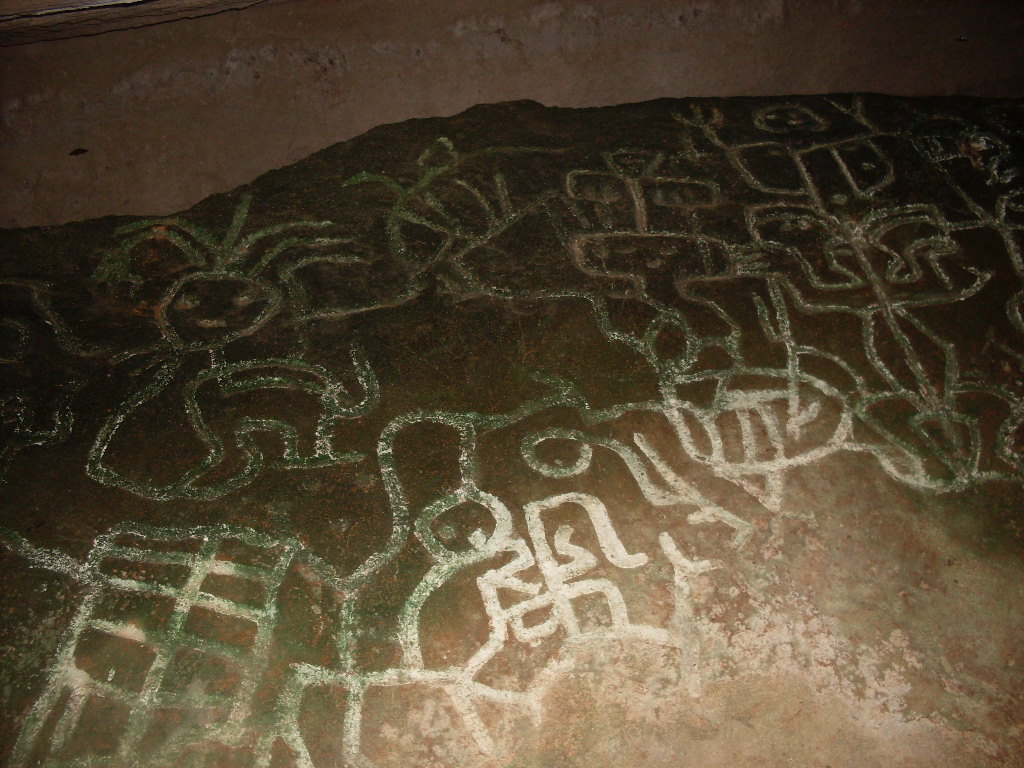 Imagen de una de las pocas muestras artísticas que quedan de la cultura mokaná, que se encuentra principalmente en las zonas de Bolívar y Atlántico, en Colombia. / Cortesía