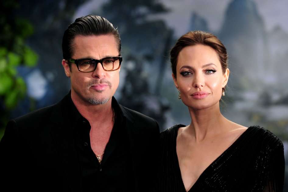 Brad Pitt y Angelina Jolie.