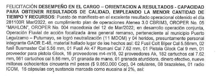 Esta es la solicitud de felicitación radicada el 07 de abril.