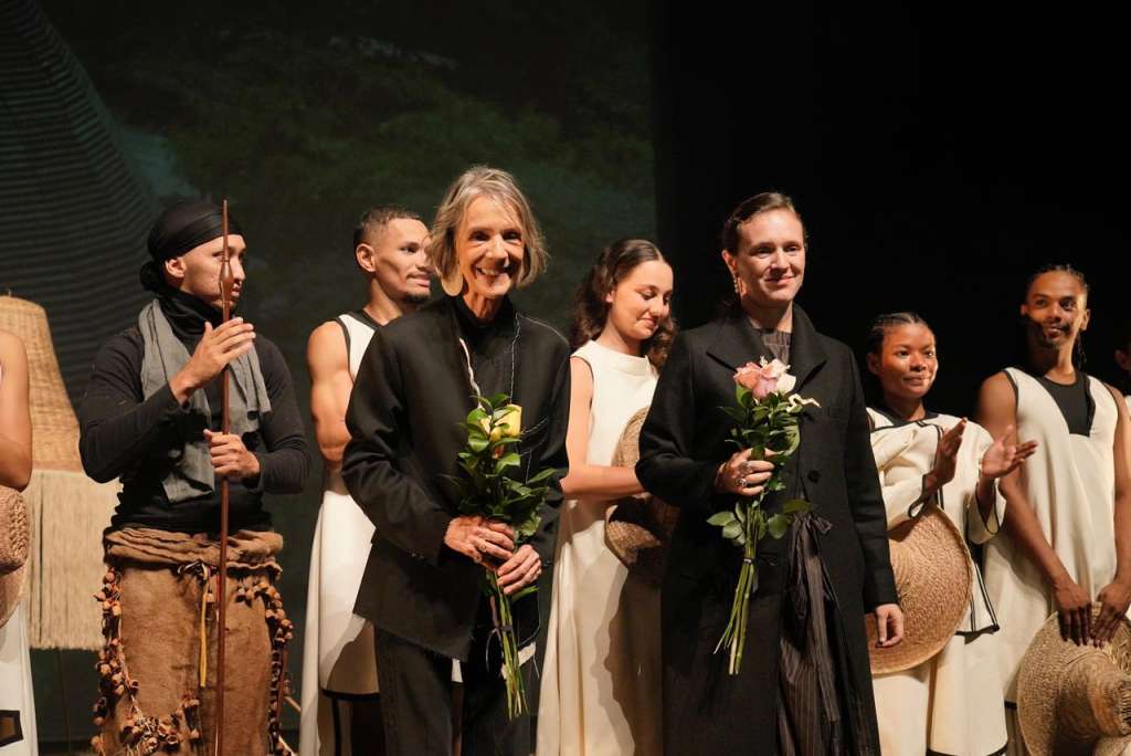 La diseñadora Olga Piedrahíta fue la encargada del desfile inaugural de BFW 2024. / Cortesía