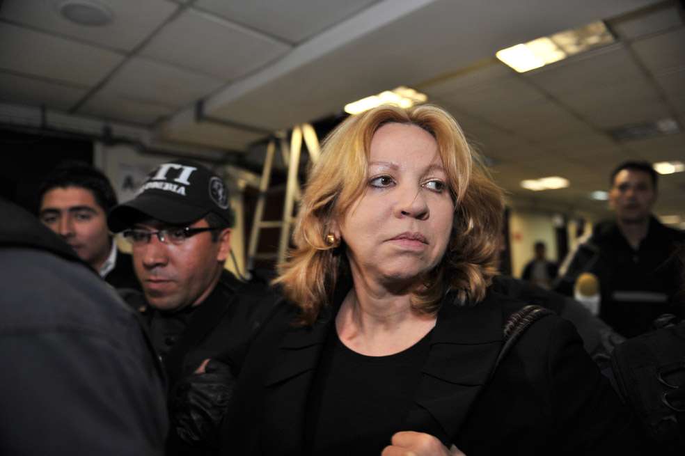 Silvia Gette en audiencia de Paloquemao.