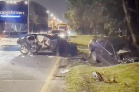 Choque múltiple en la Autopista Norte dejó dos mujeres fallecidas