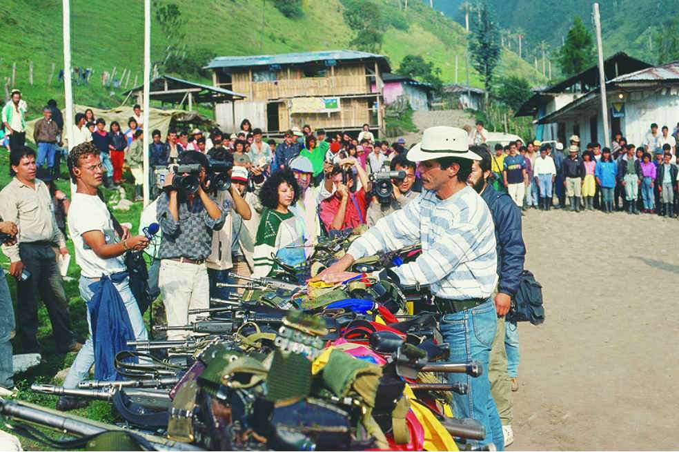 El 8 de marzo de 1990, el M-19 entregó sus armas después de 16 años de lucha armada. / Archivo - El Espectador